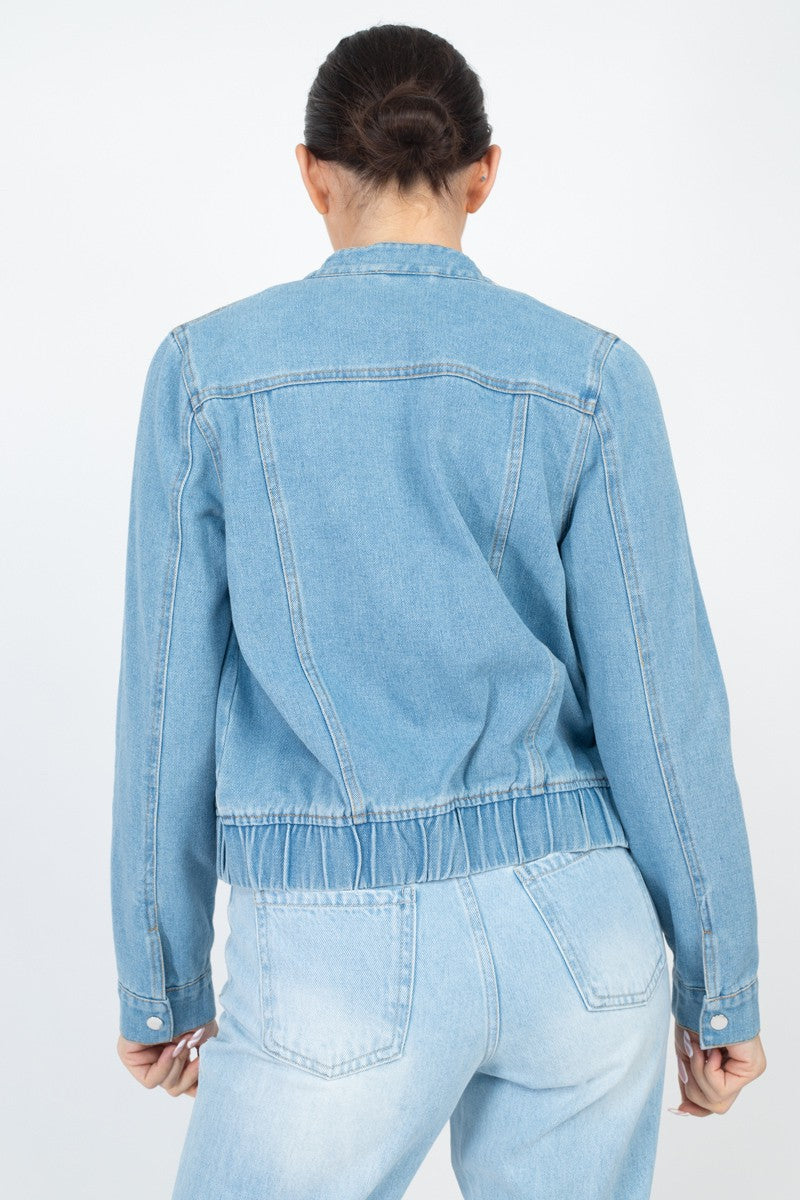 Denim Moto Jacket