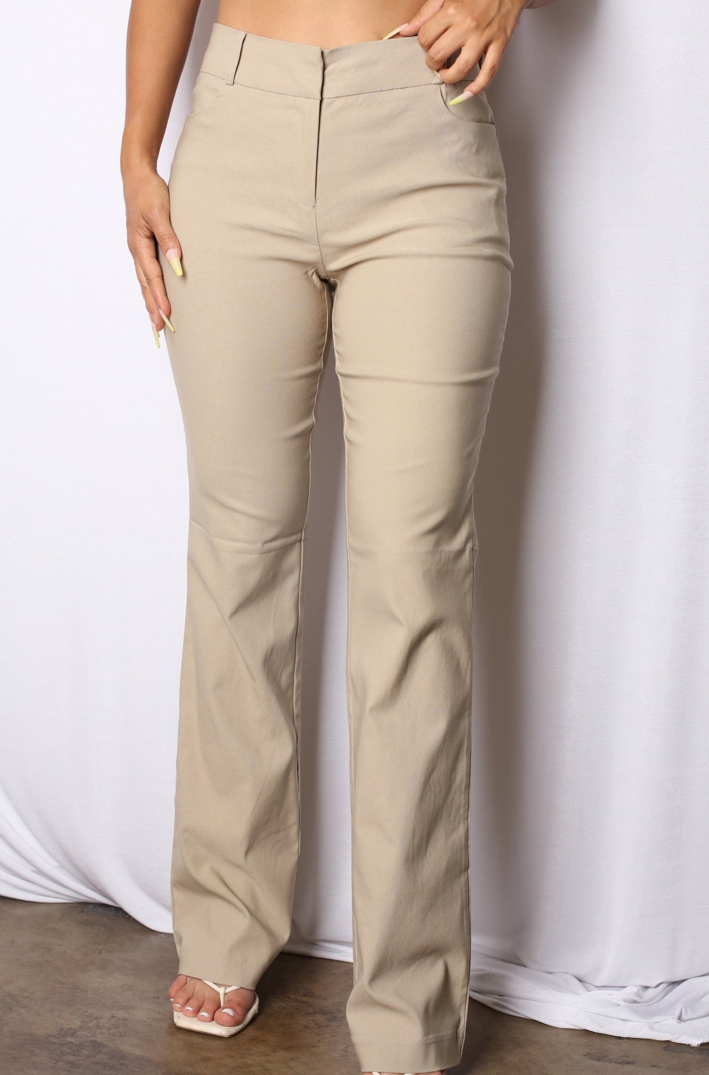 Millennium Flair Work Stretch Pants Taupe